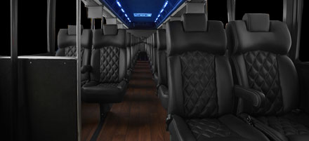 F550 34 Passenger Bus Interior