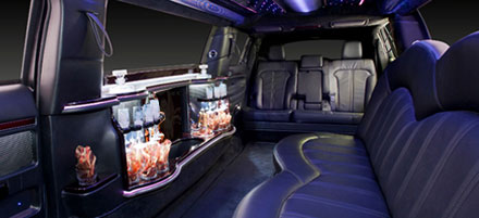 Lincoln Stretch Limousine Interior