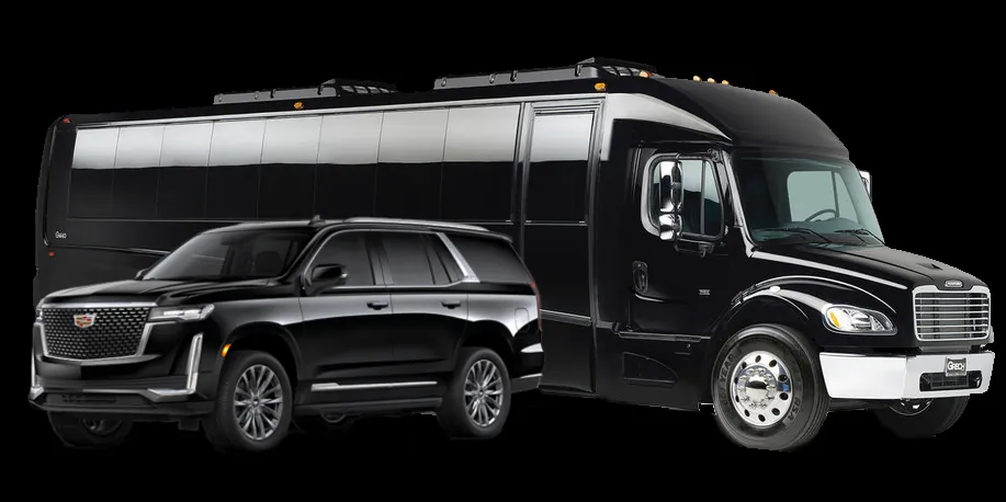 37 Passenger Bus and Cadillac Escalade